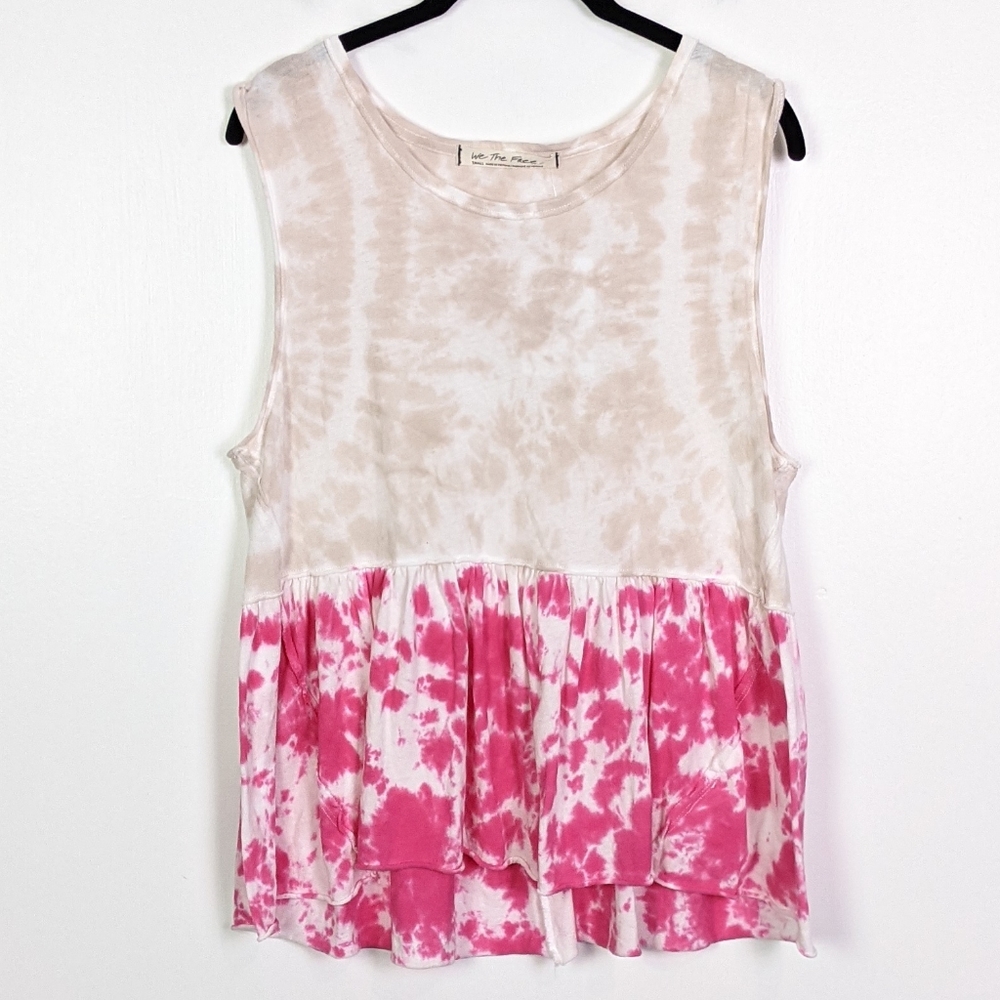 Free People Anytime Tie Dye Tank NWT Size S
